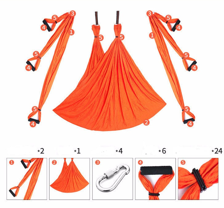 Hamac de yoga anti-gravité