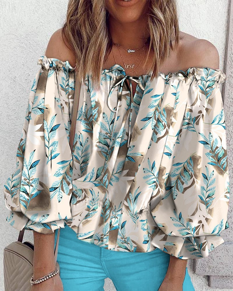Chemise ample en mousseline de soie, style décontracté, en dentelle