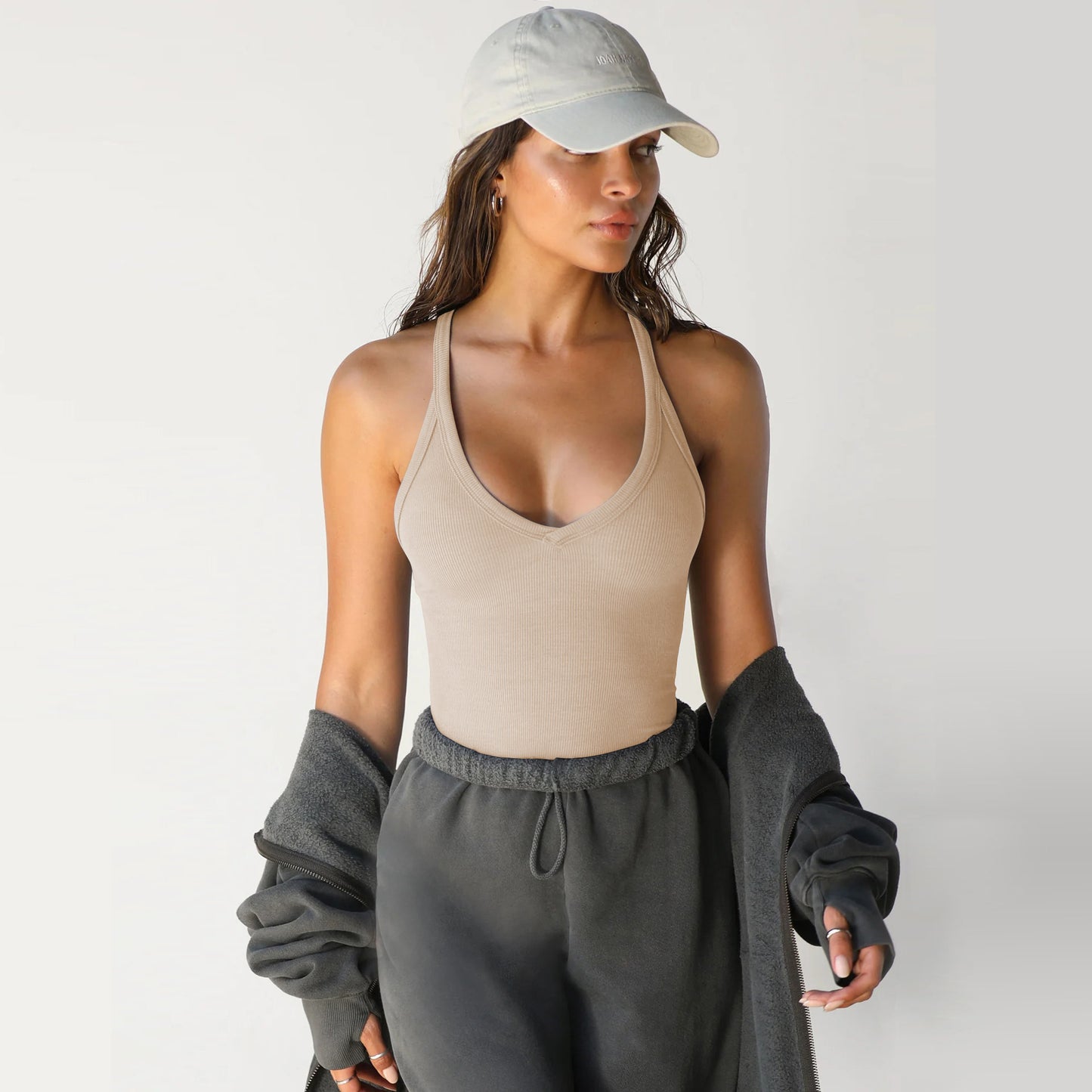 Gilet tricoté, haut sexy et slim,