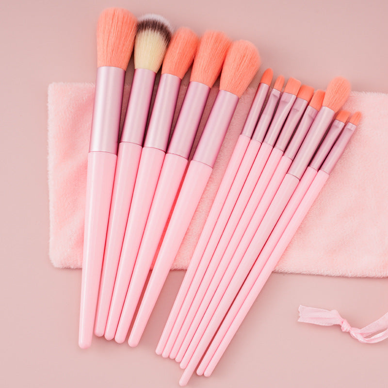 Ensemble de 13 pinceaux de maquillage.