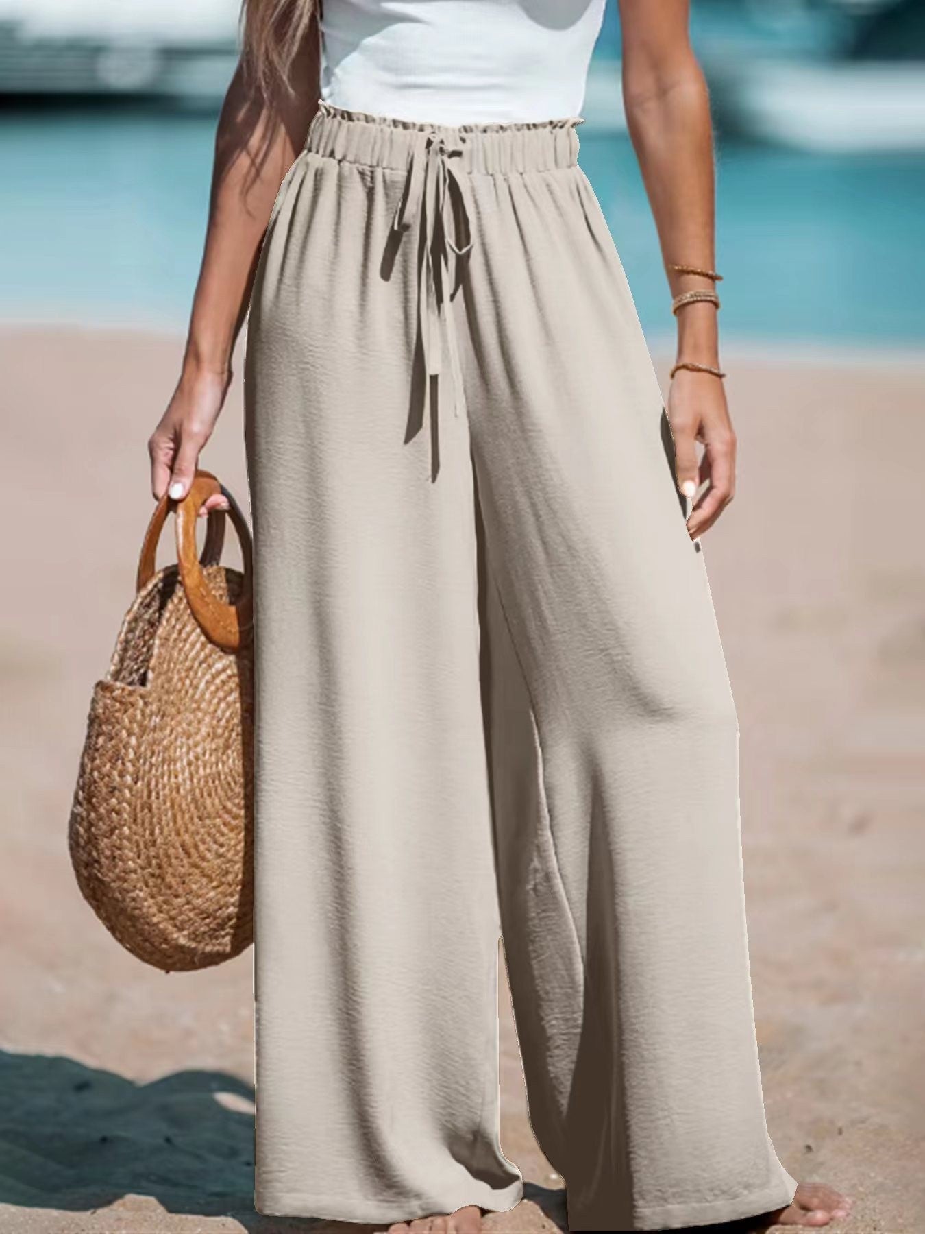 Pantalon ample décontracté