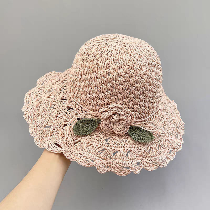 Chapeau d'été tissé à la main, chapeau de paille