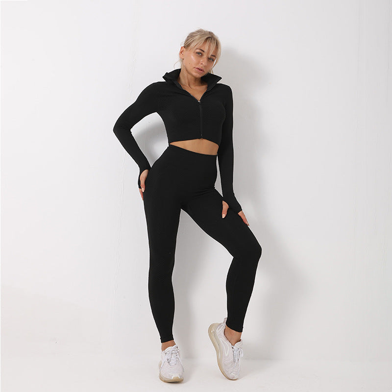 Ensemble de yoga 3 pièces sans coutures