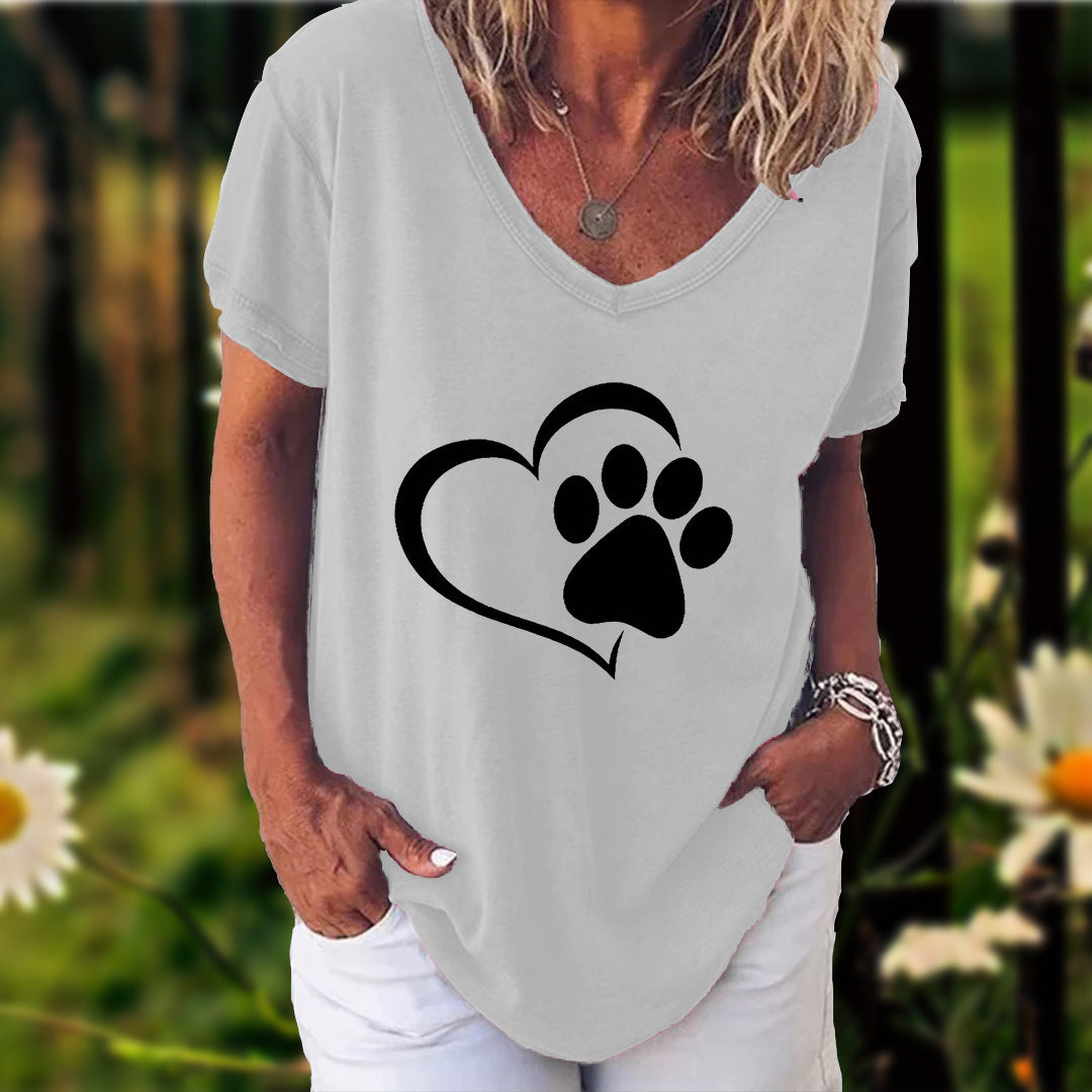 T-shirt à manches courtes imprimé en 3D, décontracté,