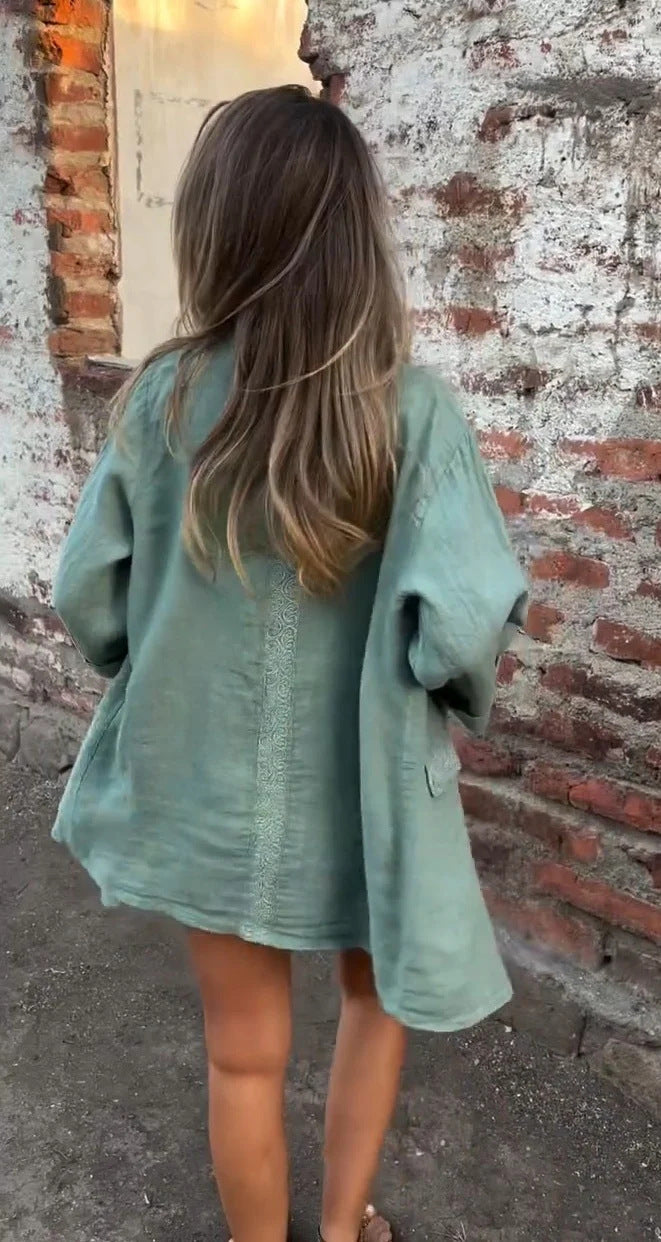 Veste cardigan en dentelle