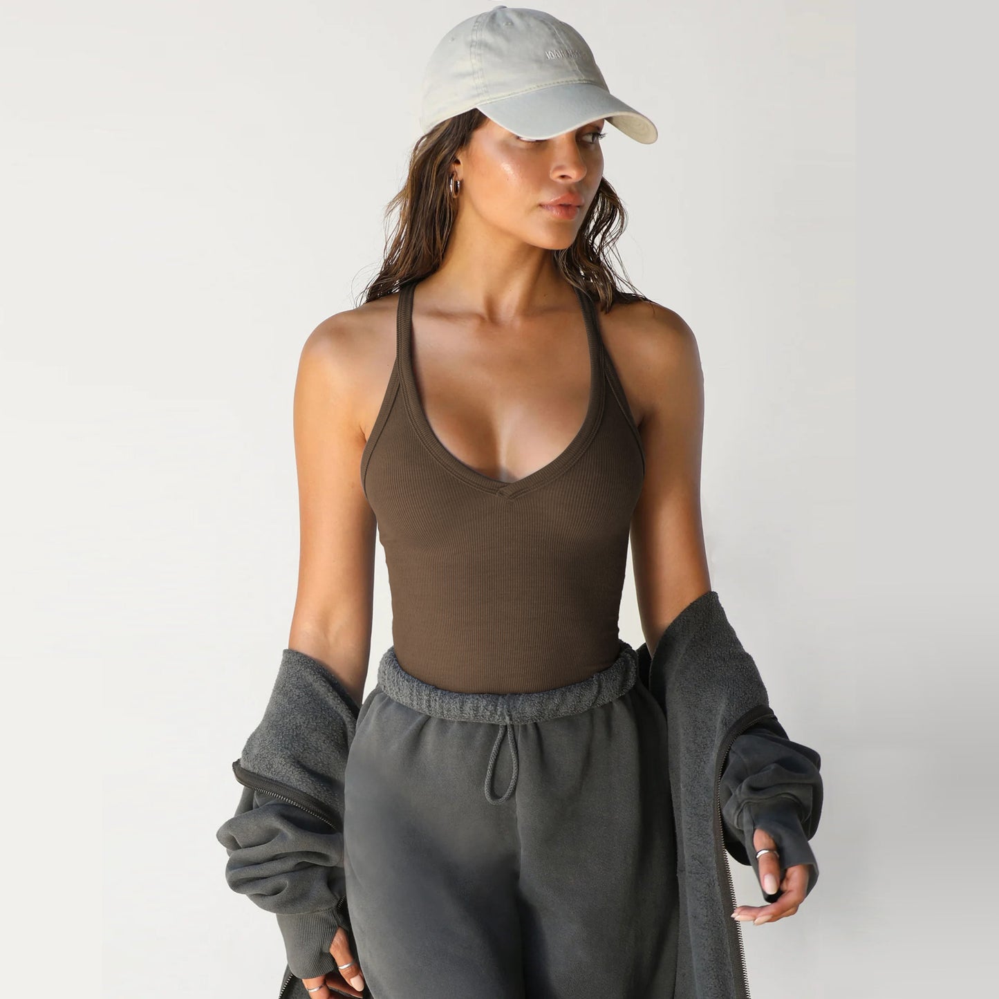 Gilet tricoté, haut sexy et slim,