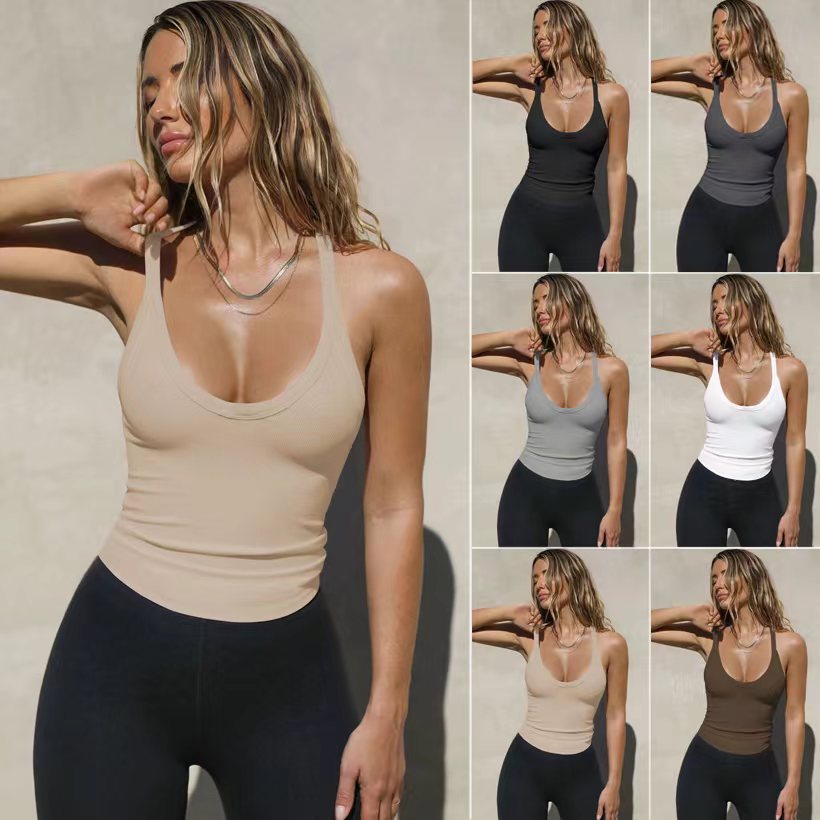 Gilet tricoté, haut sexy et slim,