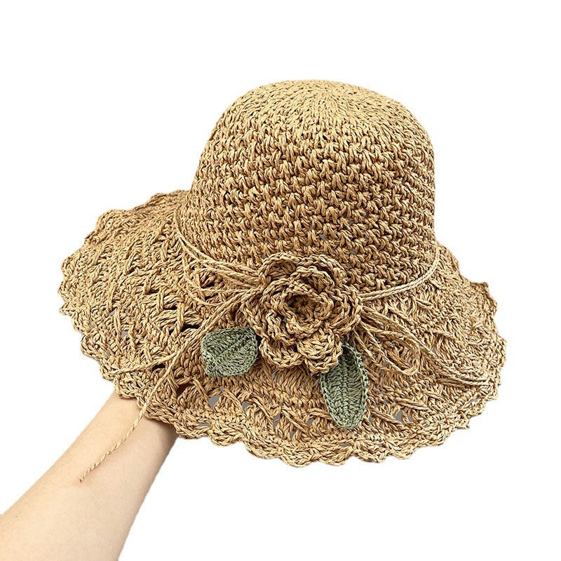 Chapeau d'été tissé à la main, chapeau de paille