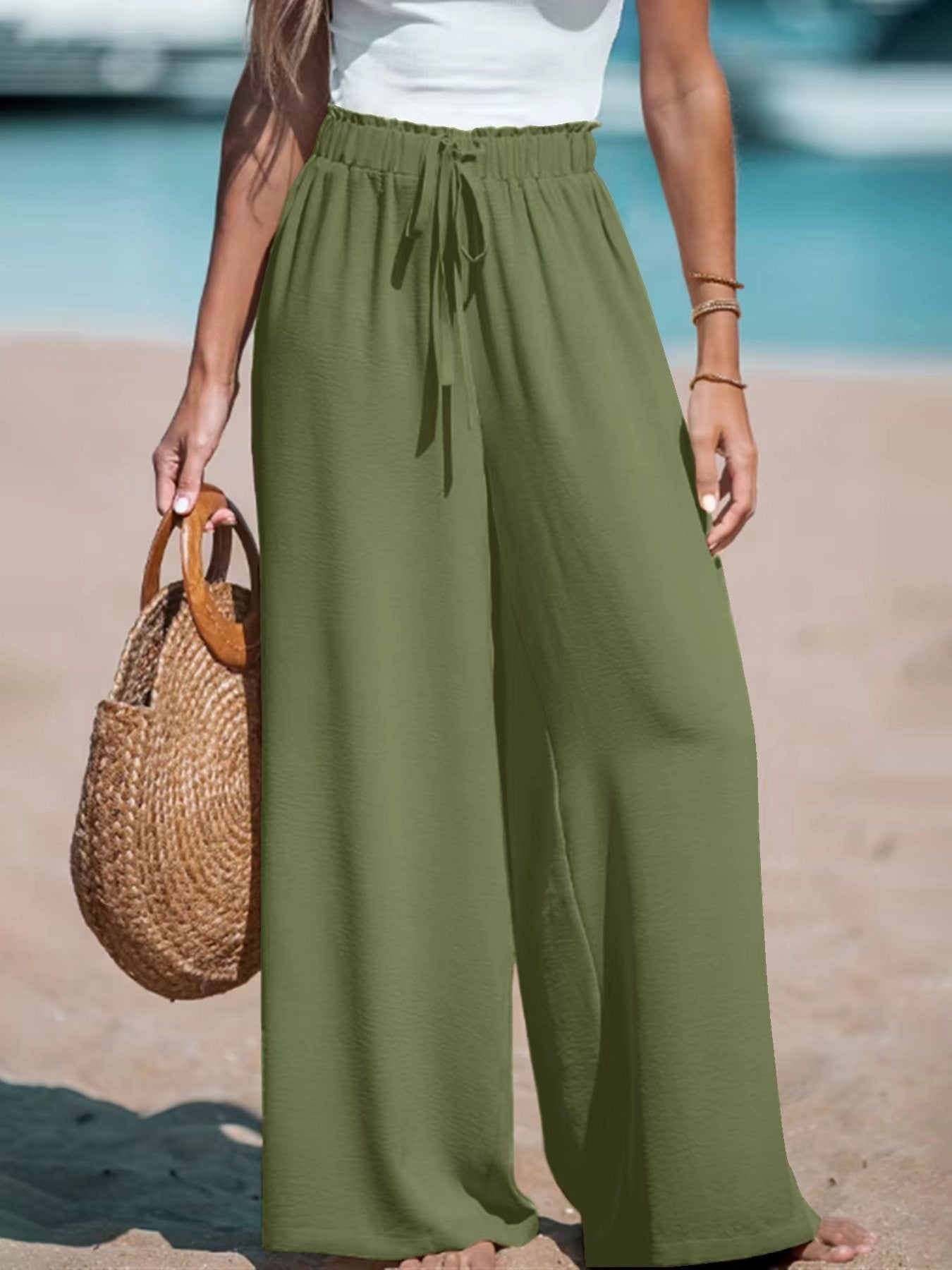 Pantalon ample décontracté