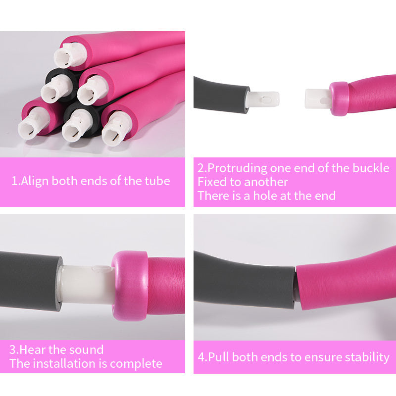 Cercle de Fitness Minceur avec Massage – Hula Hoop Réglable à Domicile