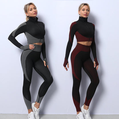 Ensemble de yoga 3 pièces sans coutures