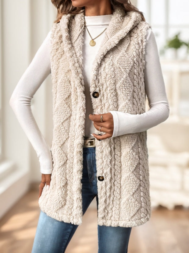 Gilet Polaire à Capuche