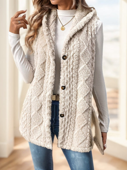 Gilet Polaire à Capuche