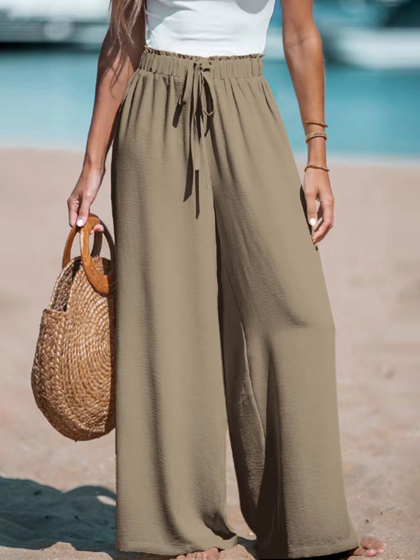 Pantalon ample décontracté
