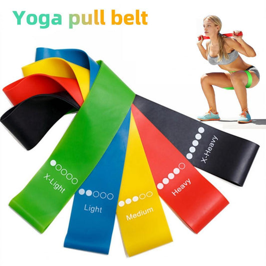 Élastiques de Fitness Multi-Résistances – 0.35mm à 1.1mm – Yoga & Pilates (5 niveaux)