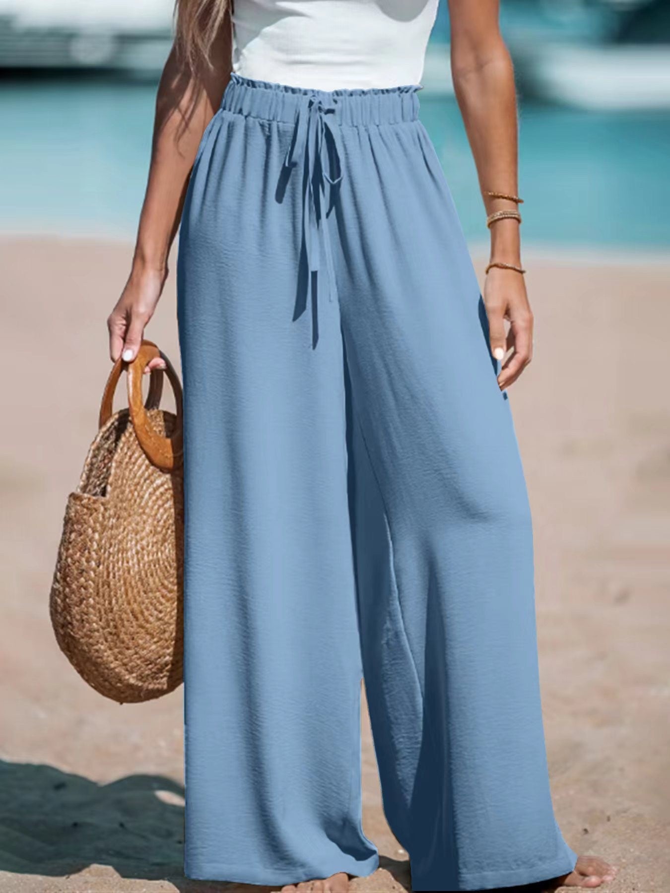 Pantalon ample décontracté