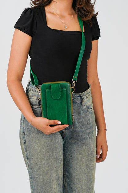 Sac Bandoulière en Cuir de Chèvre 100% Naturel
