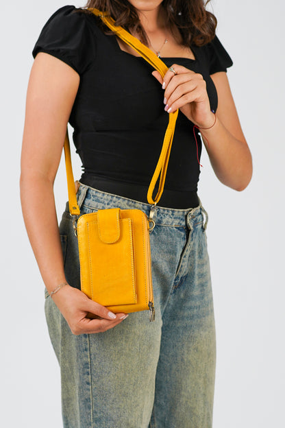 Sac Bandoulière en Cuir de Chèvre 100% Naturel