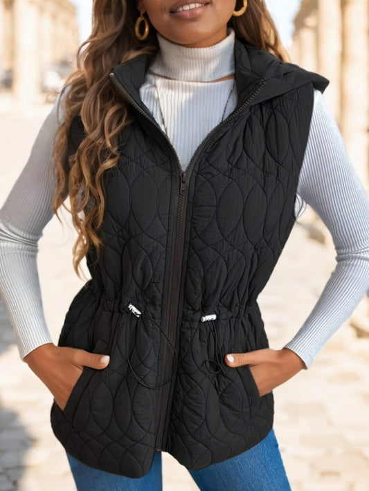 Un gilet de couleur unie