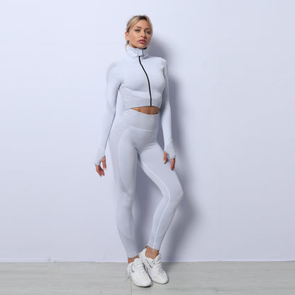 Ensemble de yoga 3 pièces sans coutures